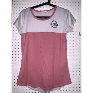 Marci Blessed Color Block Top Shirt